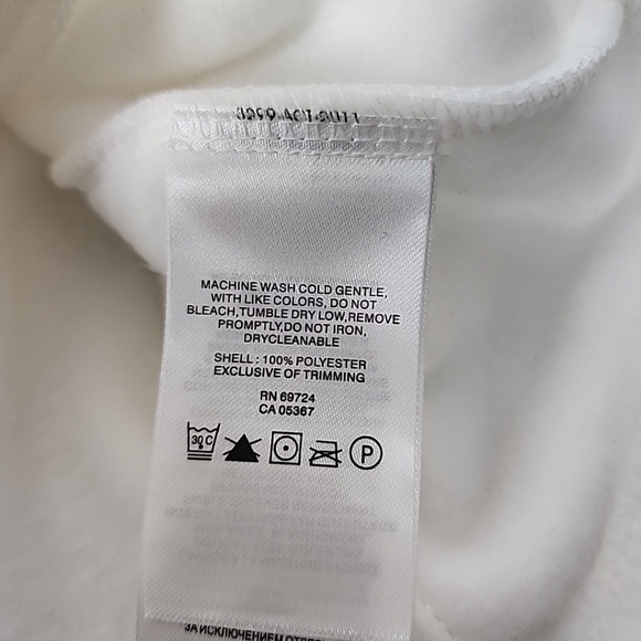 Columbia NEW Three Rivers Fleece Vest Cream Full Zip Zipper Pockets Size Large - Picture 8 of 9